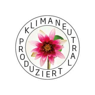 Logo Klimaneutral Kampagne Blume