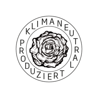 Logo Klimaneutral Kampagne Rose