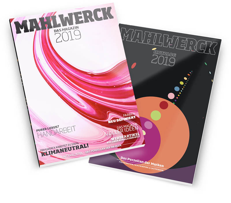 Titel Magalog Magazin-Katalog für Mahlwerck Porzellan 2019 by Ingo Moeller