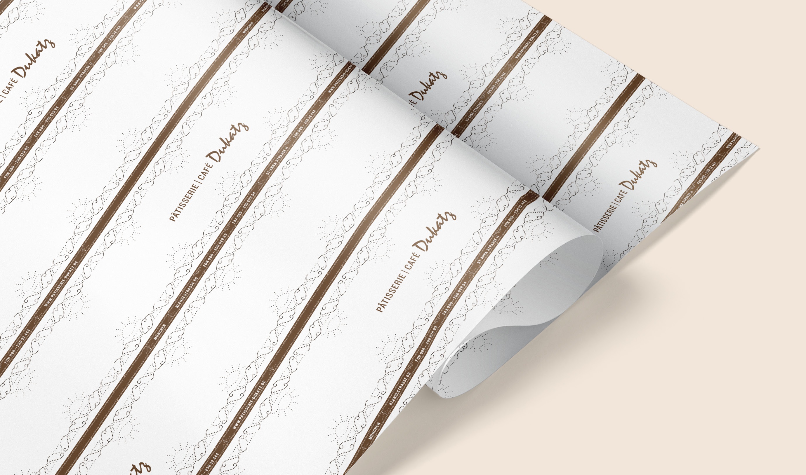 Markenentwicklung, Fotografie und Design für Dukatz Cafe und Patisserie in München